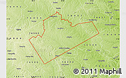 Physical Map of ZIP code 76531
