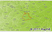 Physical 3D Map of ZIP code 76534
