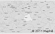 Silver Style 3D Map of ZIP code 76534