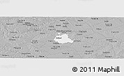 Gray Panoramic Map of ZIP code 76534