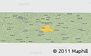 Savanna Style Panoramic Map of ZIP code 76534