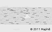 Silver Style Panoramic Map of ZIP code 76534