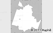Gray Simple Map of ZIP code 76534