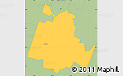 Savanna Style Simple Map of ZIP code 76534