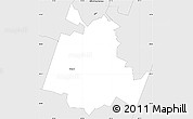 Silver Style Simple Map of ZIP code 76534