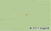 Savanna Style 3D Map of ZIP code 76541, single color outside