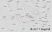 Silver Style 3D Map of ZIP code 76541