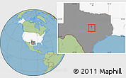 Savanna Style Location Map of ZIP code 76541, highlighted country, highlighted state