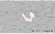 Gray 3D Map of ZIP code 76542