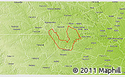 Physical 3D Map of ZIP code 76542