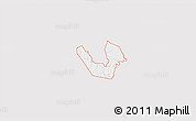 Silver Style 3D Map of ZIP code 76542, single color outside
