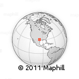 Outline Map of ZIP Code 76542