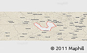 Classic Style Panoramic Map of ZIP code 76542