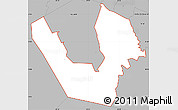 Gray Simple Map of ZIP code 76542