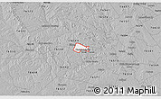 Gray 3D Map of ZIP code 76543