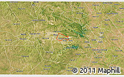 Satellite 3D Map of ZIP code 76543