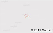 Silver Style 3D Map of ZIP code 76543, single color outside
