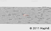 Gray Panoramic Map of ZIP code 76543
