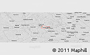 Silver Style Panoramic Map of ZIP code 76543