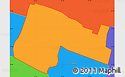 Political Simple Map of ZIP code 76543