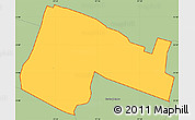 Savanna Style Simple Map of ZIP code 76543