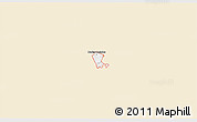 Classic Style 3D Map of ZIP code 76548, single color outside