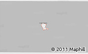 Gray 3D Map of ZIP code 76548, single color outside