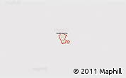 Shaded Relief 3D Map of ZIP code 76548, cropped outside