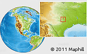 Physical Location Map of ZIP code 76548