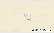 Classic Style 3D Map of ZIP code 76549, single color outside