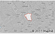 Gray 3D Map of ZIP code 76549