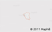 Silver Style 3D Map of ZIP code 76549, single color outside