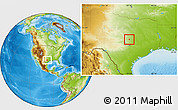 Physical Location Map of ZIP code 76549