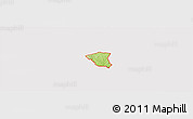 Physical Panoramic Map of ZIP code 76549, cropped outside