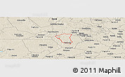 Shaded Relief Panoramic Map of ZIP code 76549
