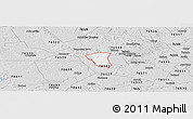 Silver Style Panoramic Map of ZIP code 76549