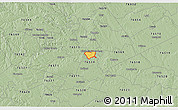 Savanna Style 3D Map of ZIP code 76554
