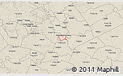 Shaded Relief 3D Map of ZIP code 76554