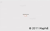 Silver Style 3D Map of ZIP code 76554, single color outside