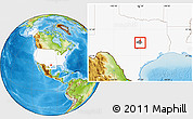 Physical Location Map of ZIP code 76554, highlighted country, highlighted county