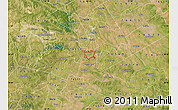 Satellite Map of ZIP code 76554