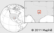 Blank Location Map of ZIP code 76557, highlighted country, highlighted county