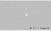 Gray 3D Map of ZIP code 76559, single color outside