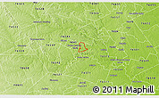 Physical 3D Map of ZIP code 76559