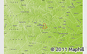 Physical Map of ZIP code 76559