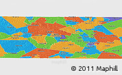 Political Panoramic Map of ZIP code 76559