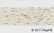 Shaded Relief Panoramic Map of ZIP code 76559
