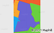 Political Simple Map of ZIP code 76559