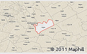 Classic Style 3D Map of ZIP code 76569
