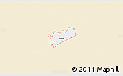 Classic Style 3D Map of ZIP code 76569, single color outside